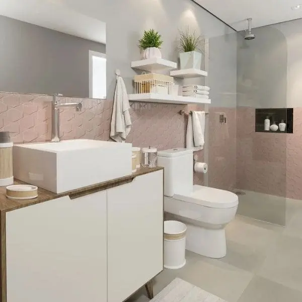 Plantas no Banheiro: Um Toque de Natureza - inspiração 2