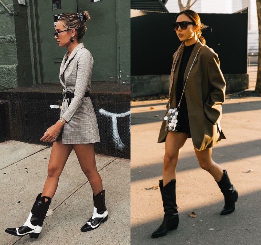 Bota de Cowboy e Casacos Oversized: Conforto e Tendência - inspiração 2