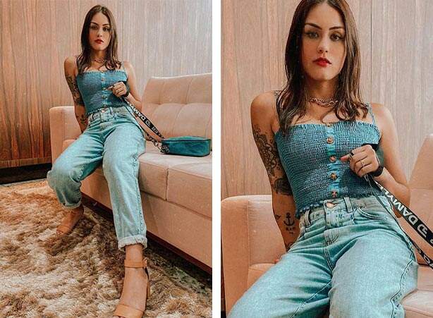 Slouchy com Cropped: Look Moderno e Despojado - inspiração 2