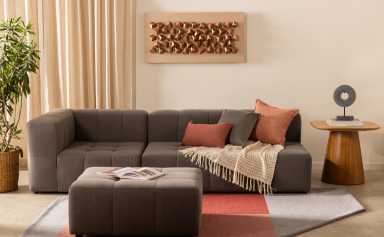 Tons Vibrantes: Almofadas como Ponto de Cor na Decoração - inspiração 1