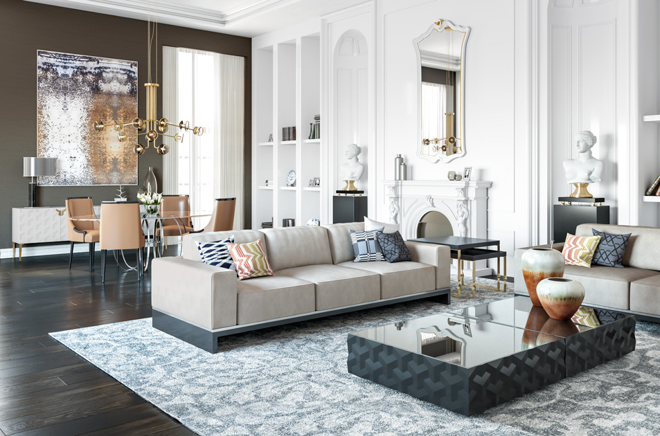 Sofá Modular: Flexibilidade e Estilo para Espaços Dinâmicos - inspiração 1