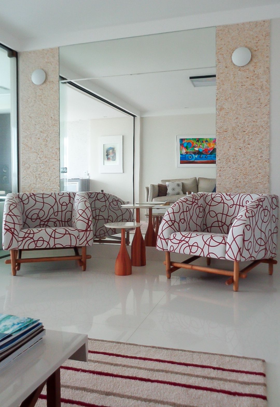 A Elegância das Formas Orgânicas nos Espelhos - inspiração 3