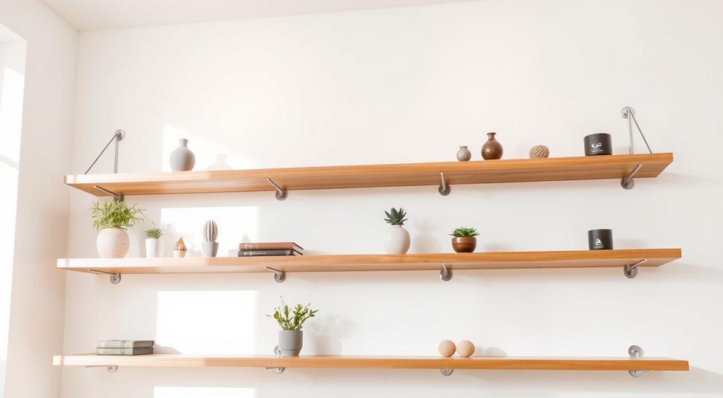 Cozinha Aberta: Prateleiras para Facilitar o Dia a Dia - inspiração 1