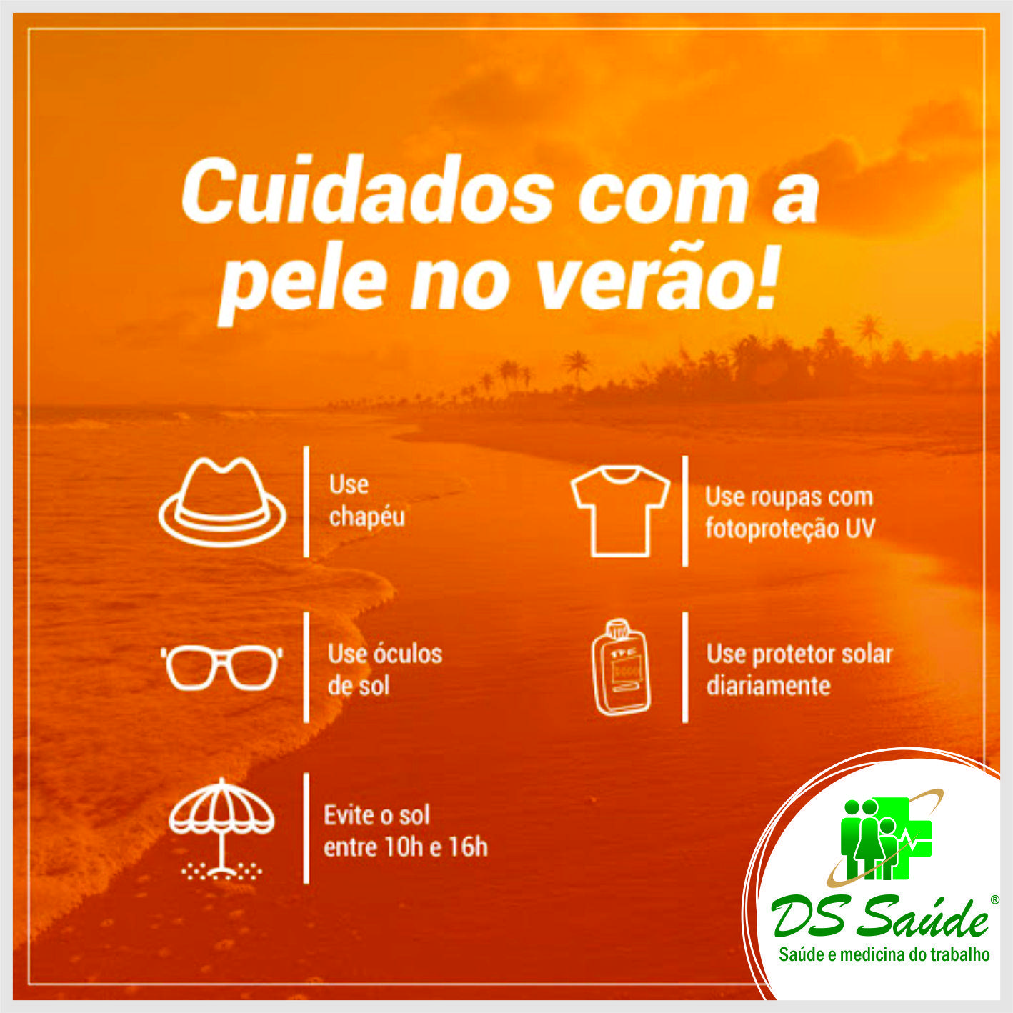 Aposte no Protetor Solar de Amplo Espectro - inspiração 2