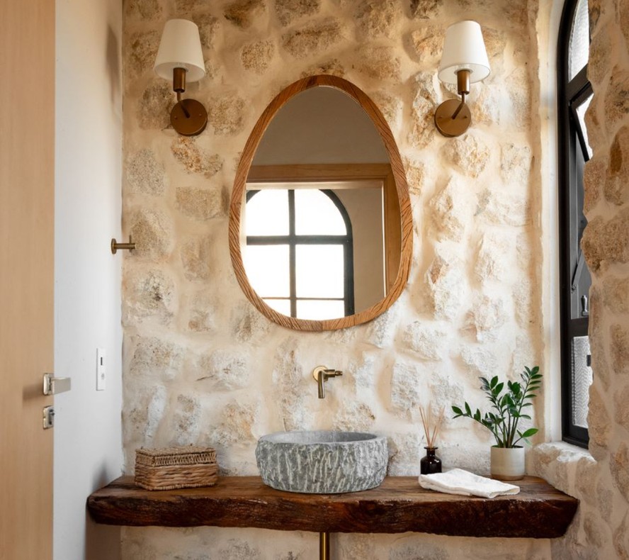 Paredes com Textura: Explore o Cimento Queimado - inspiração 1