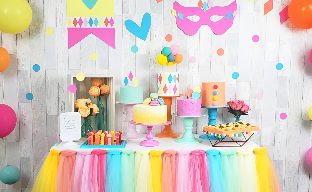 Cores Neon: Brilho e Modernidade para a Sua Festa - inspiração 1