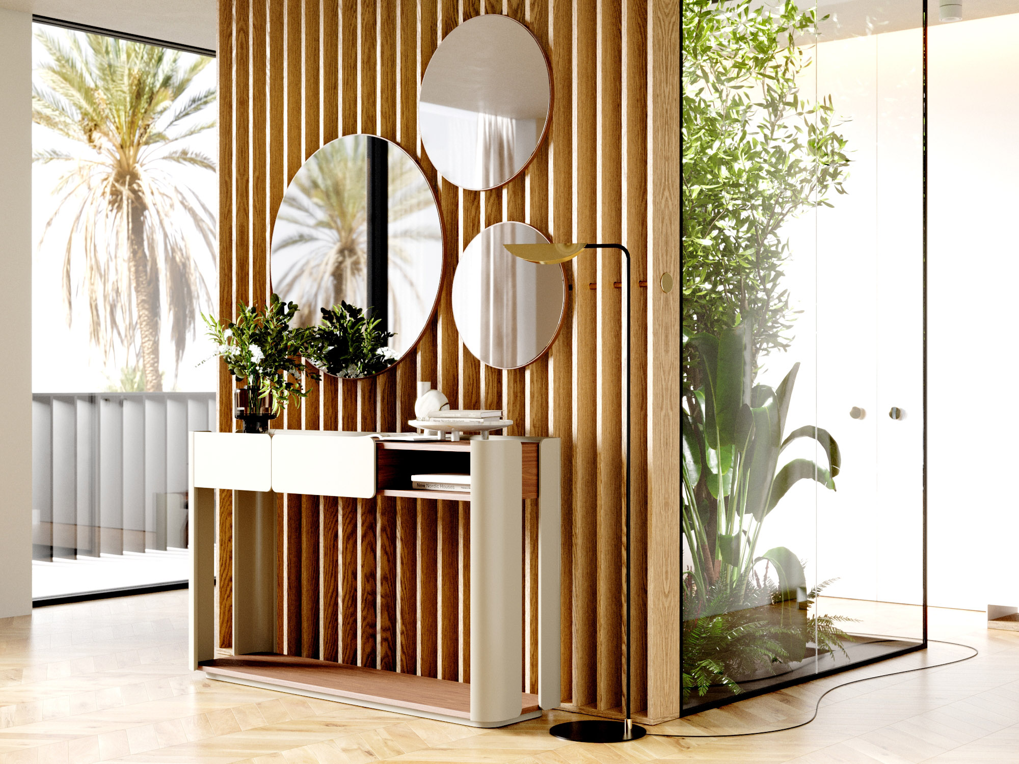 Estilo Clássico: Elegância Atemporal no Seu Hall - inspiração 1