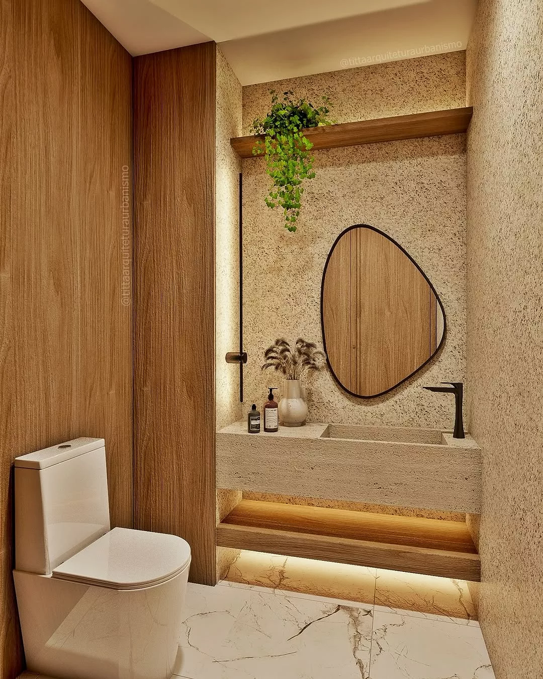 Espelhos que Dobram o Espaço (e o Estilo!) - inspiração 3