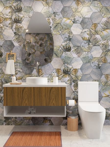 Mix de Texturas: A Surpresa que Seu Lavabo Precisa - inspiração 1