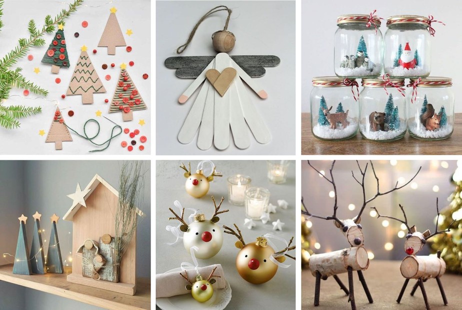 Árvore de Natal Desconstruída: Minimalismo e Elegância na Parede - inspiração 1
