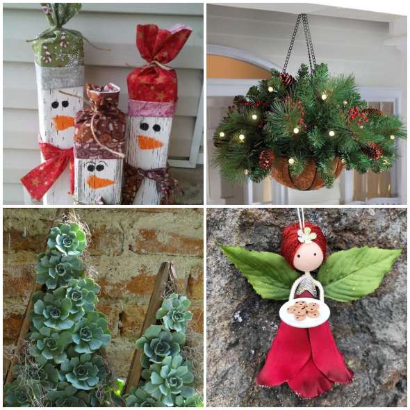 Decore Árvores e Plantas com Toques Festivos - inspiração 2