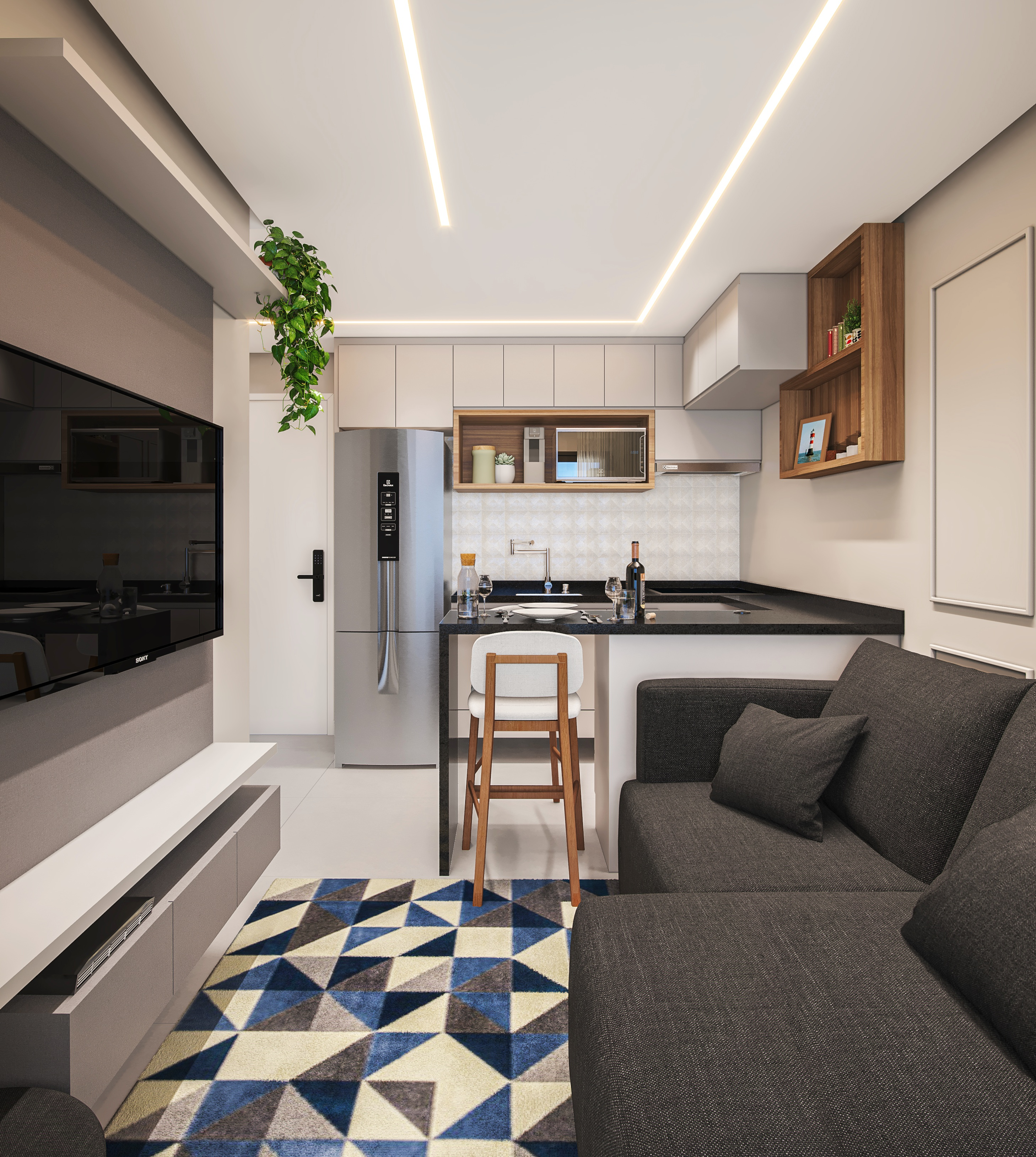 Iluminação Estratégica: Crie Ambientes Aconchegantes e Funcionais - inspiração 2