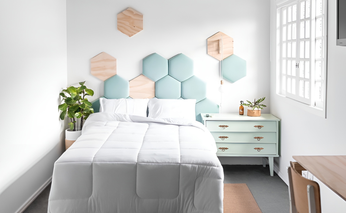 Cabeceira Estofada: Elegância e Conforto Acessíveis - inspiração 3