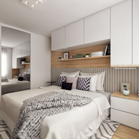 Cabeceira Multifuncional: Design Inteligente para Guardar Tudo - inspiração 1