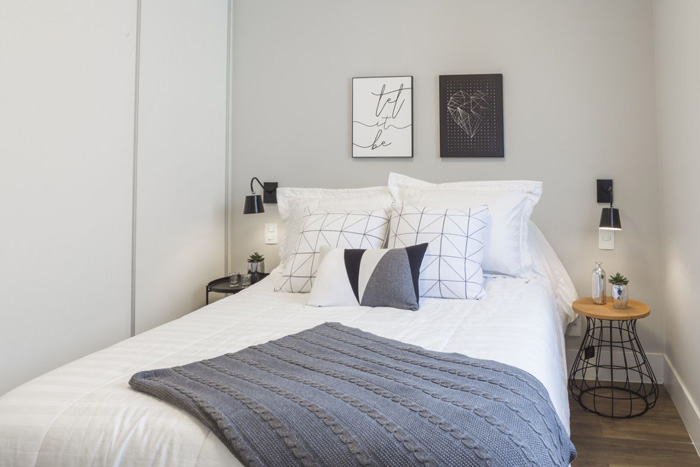 Cores Claras e Calmantes: A Base para um Quarto Relaxante - inspiração 1