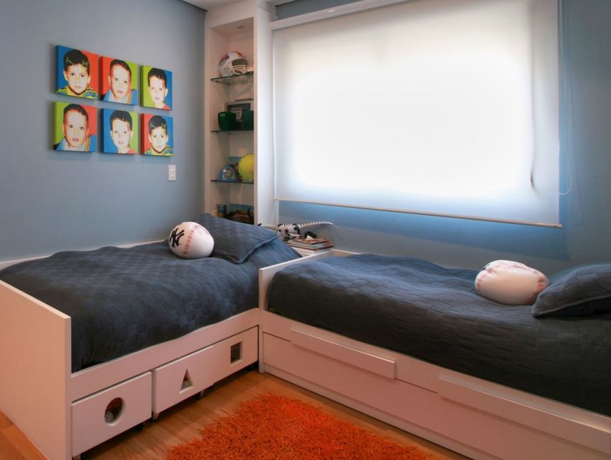 Cantinhos Individuais Marcados por Cores e Texturas - inspiração 1