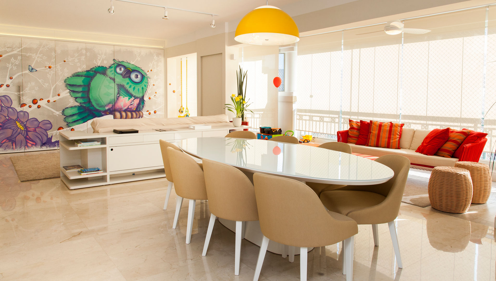 Integração Funcional: Sala de Jantar como Espaço Multiuso - inspiração 1