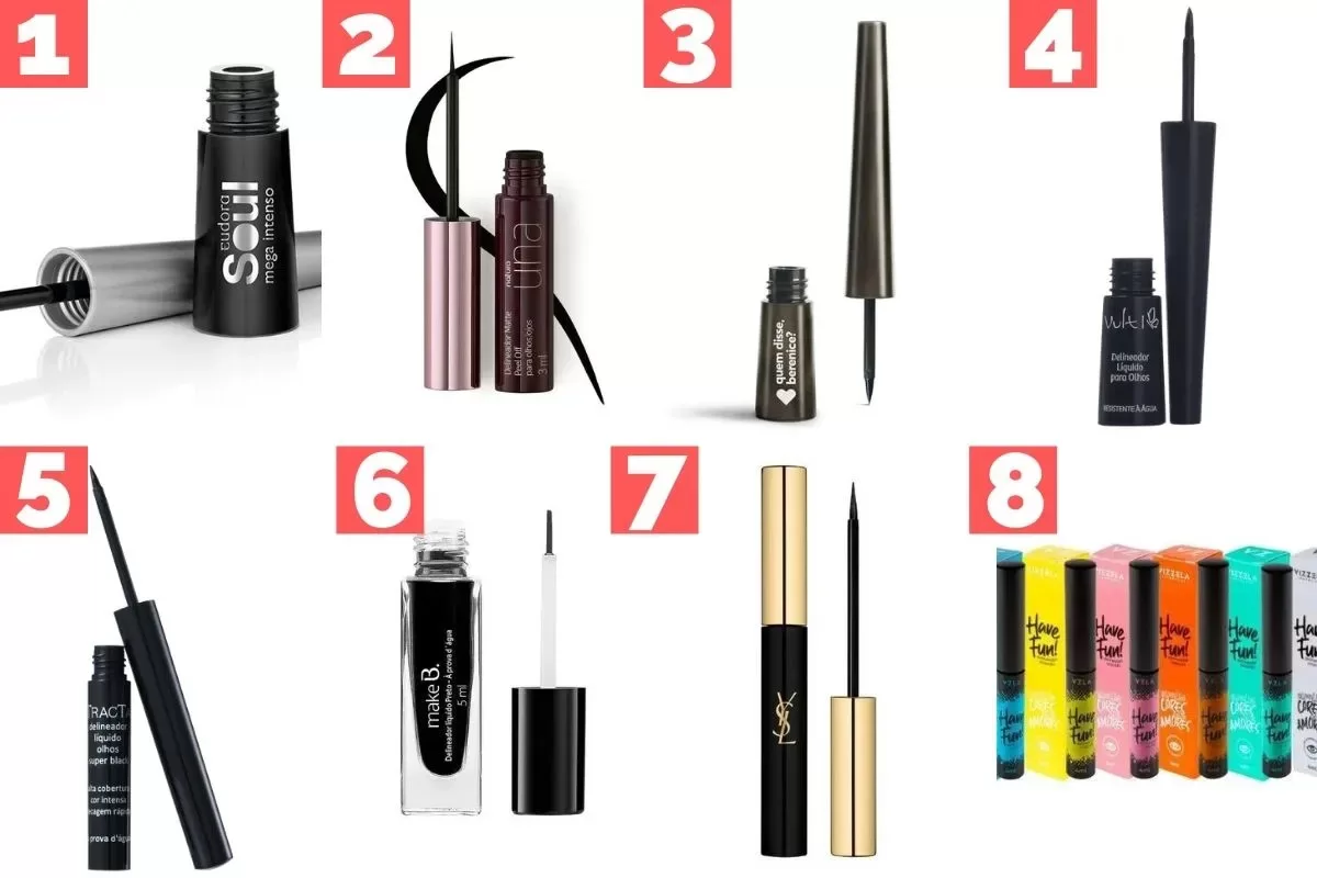 Dica 10: Experimente Delineados Coloridos - inspiração 3