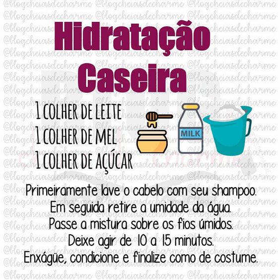 Hidronutrição Power com Óleo de Coco e Mel - inspiração 1