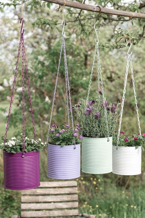 Potes de Vidro Envelhecidos com Latas: Mix de Texturas - inspiração 2