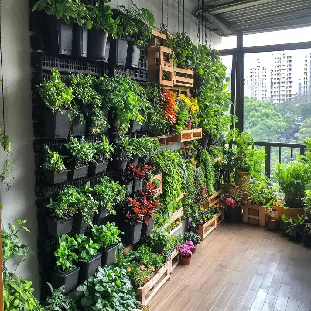 Horta Suspensa com Garrafas PET: Sustentabilidade em Ação - inspiração 2