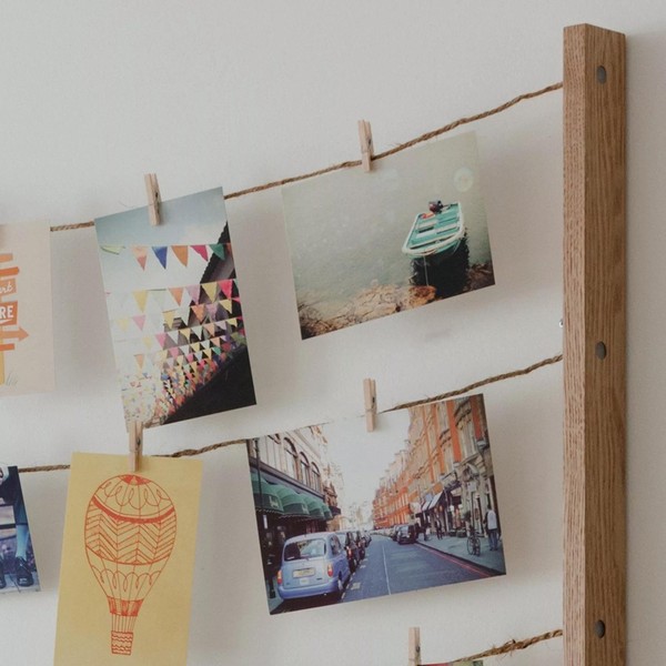 Varal com Moldura Vintage: Elegância e Memórias em Harmonia - inspiração 1