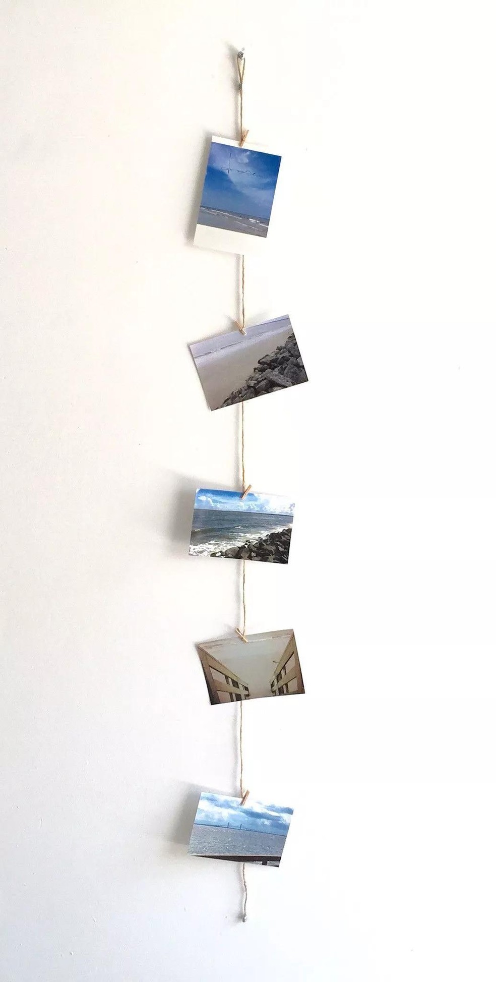 Varal de Fotos com Iluminação Indireta: Criando Ambientes Aconchegantes - inspiração 1