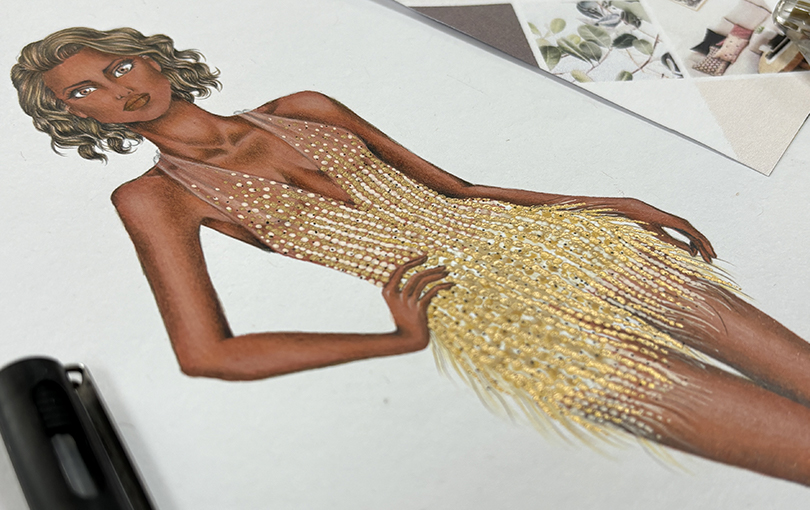 Croquis de Moda Minimalistas: Elegância e Simplicidade - inspiração 1