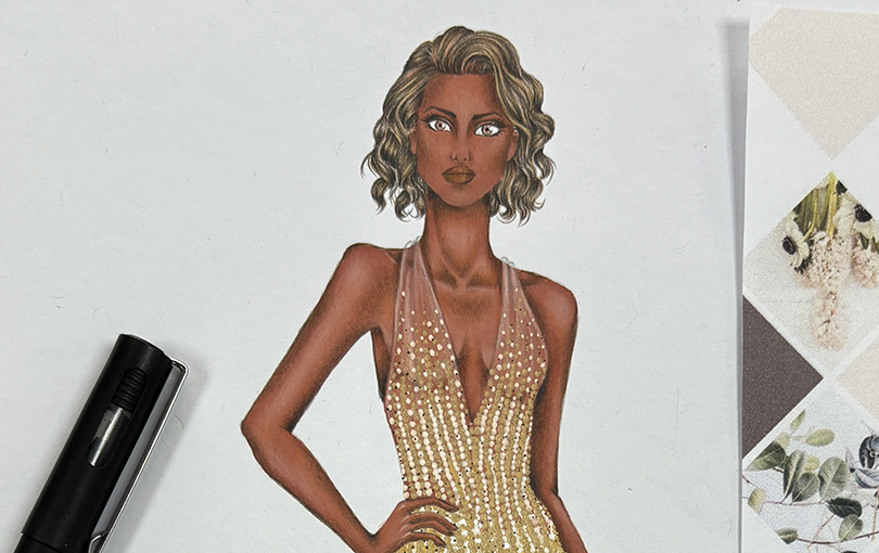 Croquis de Moda Minimalistas: Elegância e Simplicidade - inspiração 2