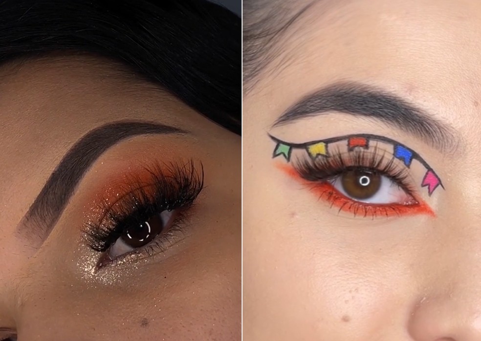 Olhos de Fogueira: Sombras Quentes para um Look Radiante - inspiração 1