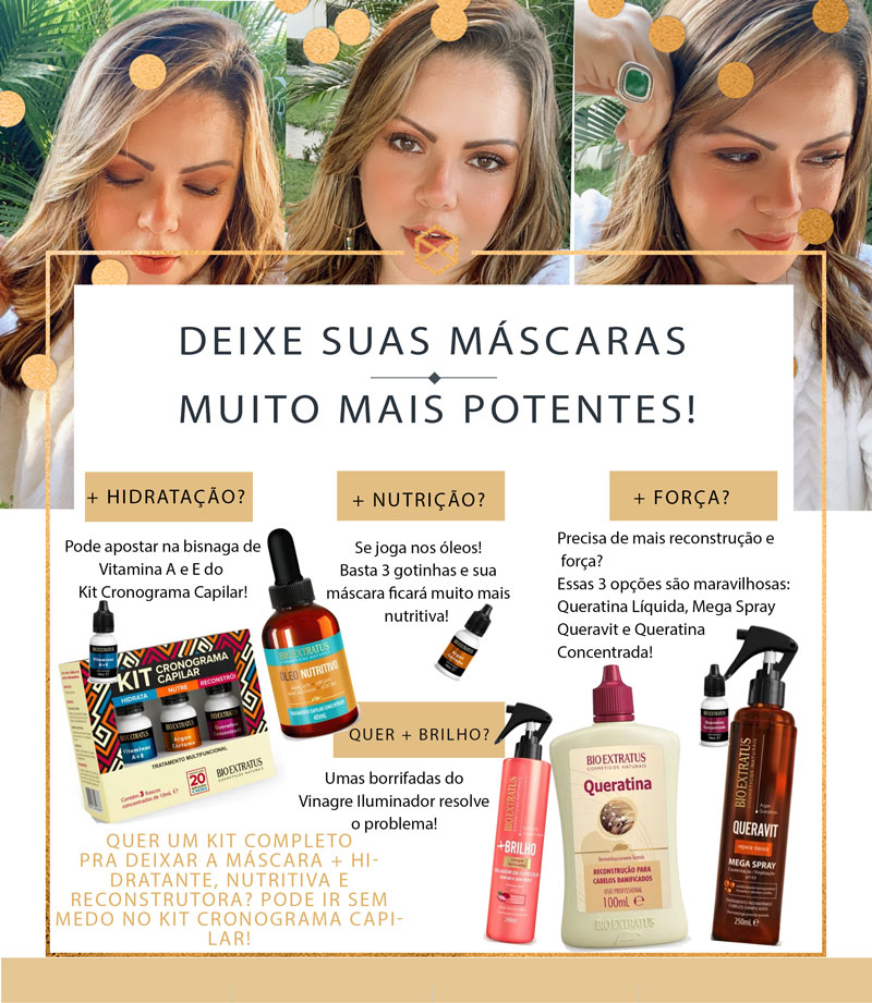 Para Cabelos Sedentos: Hidratação Power para Ressecados - inspiração 2