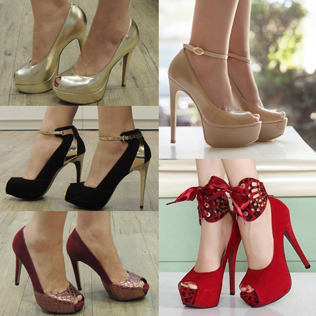 Peep Toe de Salto Bloco: Conforto e Estilo em Dobro - inspiração 3