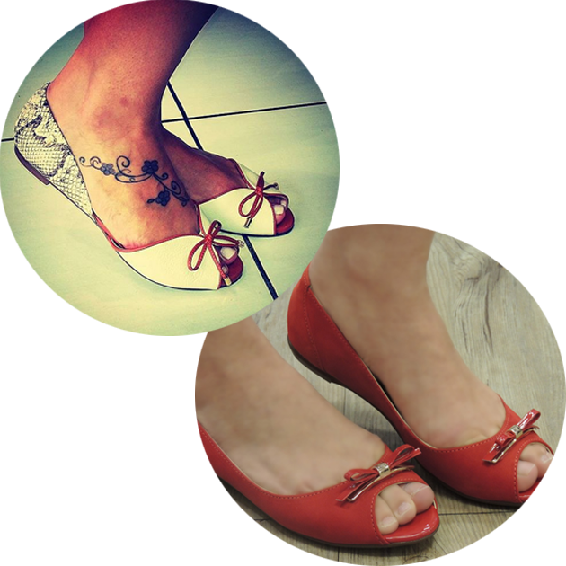 Sapatilha Peep Toe: Delicadeza e Praticidade Para Todos os Momentos - inspiração 2