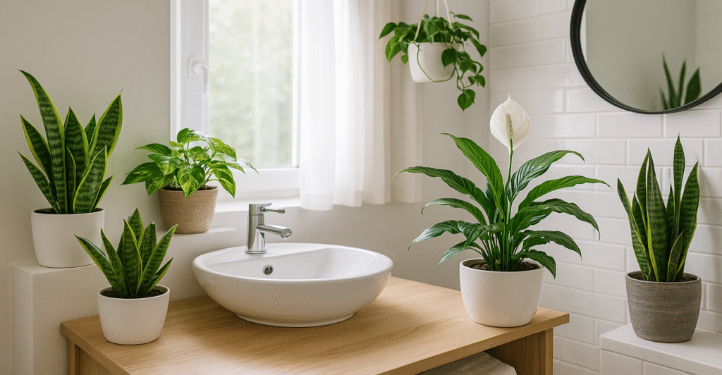 Orquídeas: Elegância e Harmonia Para um Banheiro Zen - inspiração 1