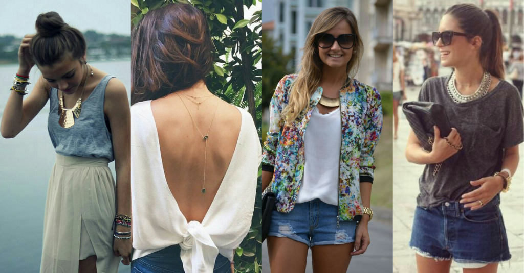 Colares Coloridos: Alegrando Looks Neutros - inspiração 2