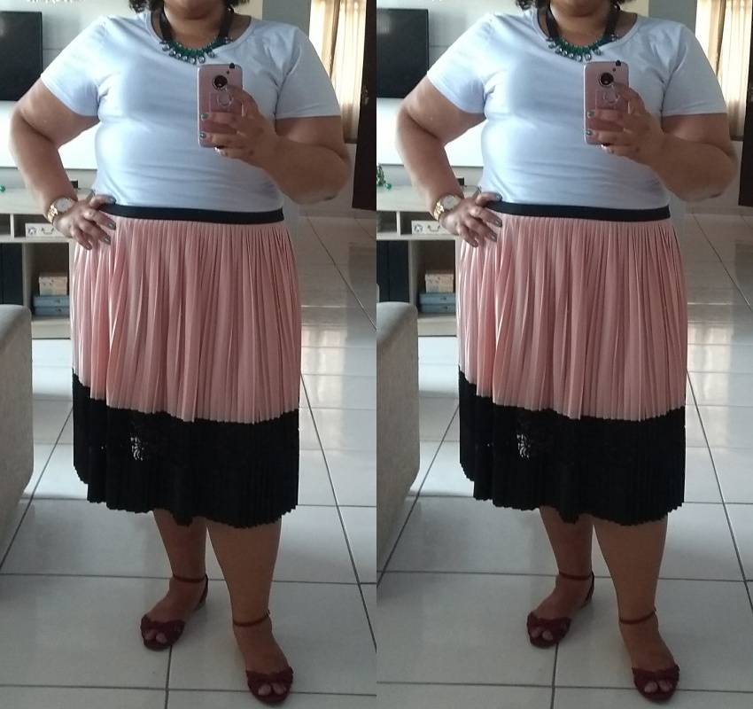 Saia Plissada Metalizada: O Toque de Glamour que Você Merece - inspiração 3