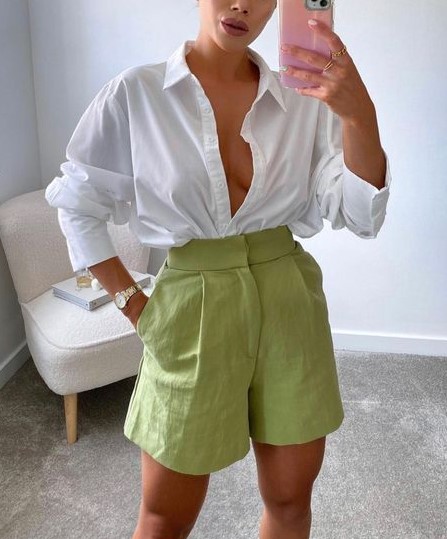 Boho Vibes: Shorts de Linho, Bata e Acessórios Artesanais - inspiração 1