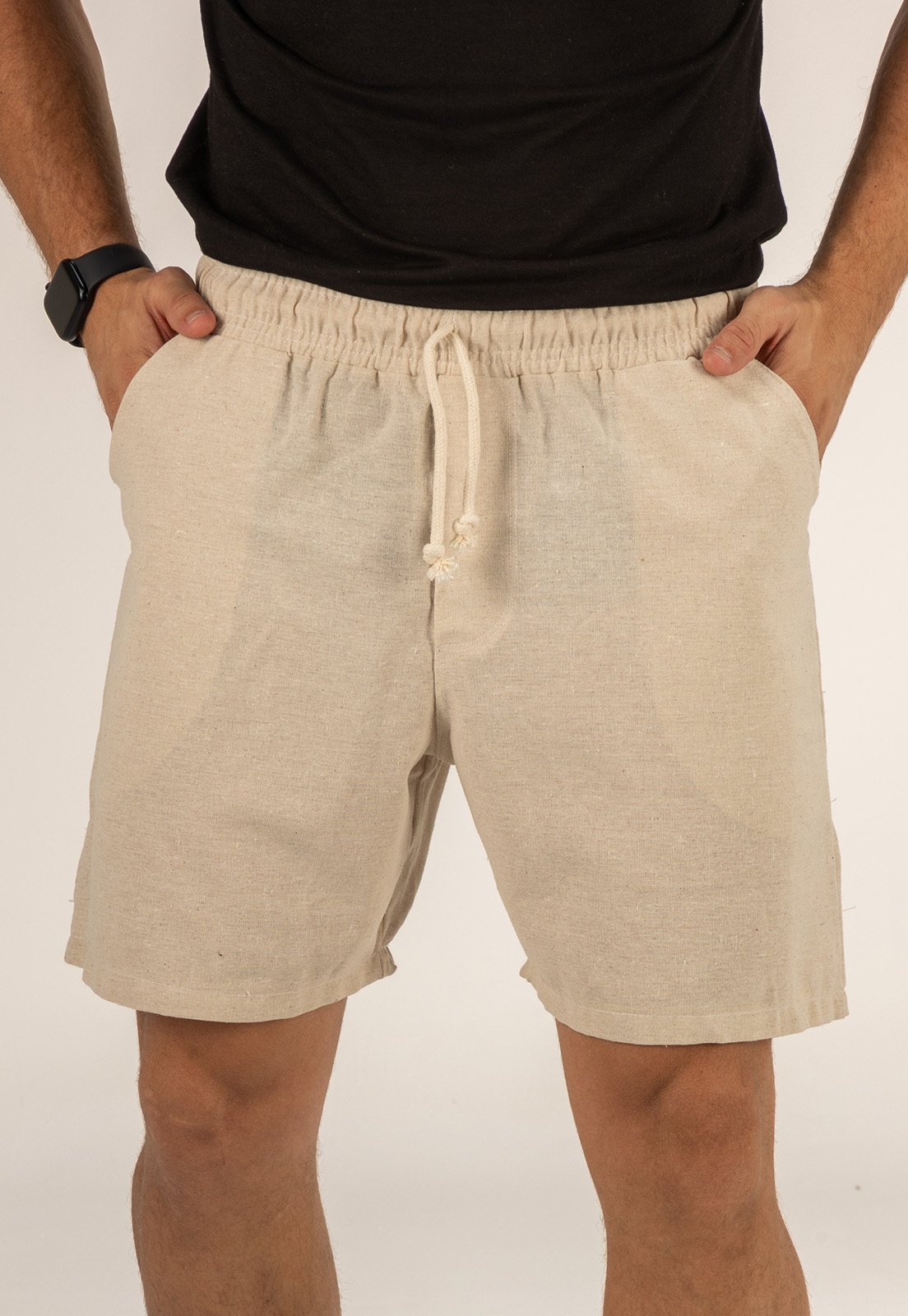 Do Trabalho ao Happy Hour: Shorts de Linho, Blazer e Salto - inspiração 2