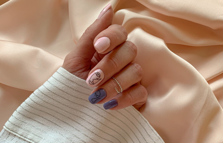 Unhas com Grampo: Use a Criatividade para Desenhos Únicos - inspiração 2