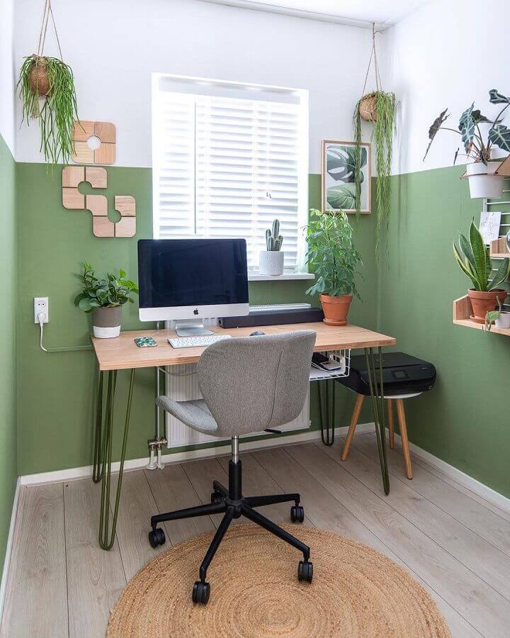 Urban Jungle Chic: A Combinação Perfeita de Verde Musgo e Plantas - inspiração 3