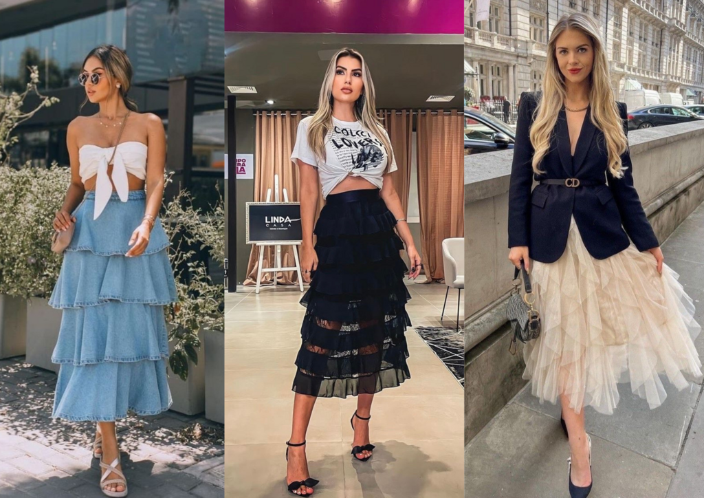 Mini com Babados: A Combinação Perfeita para o Dia a Dia - inspiração 3