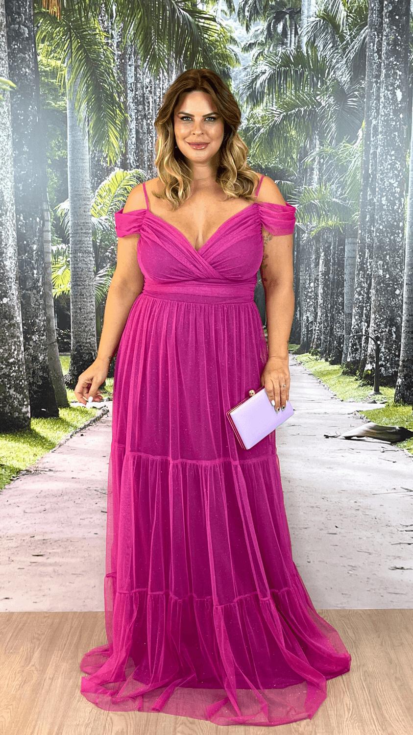 A Elegância do Cetim: Vestido Longo com Caimento Perfeito - inspiração 2