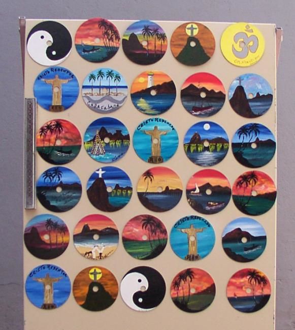 Desenvolva Bijuterias Originais com Pedaços de CD - inspiração 2