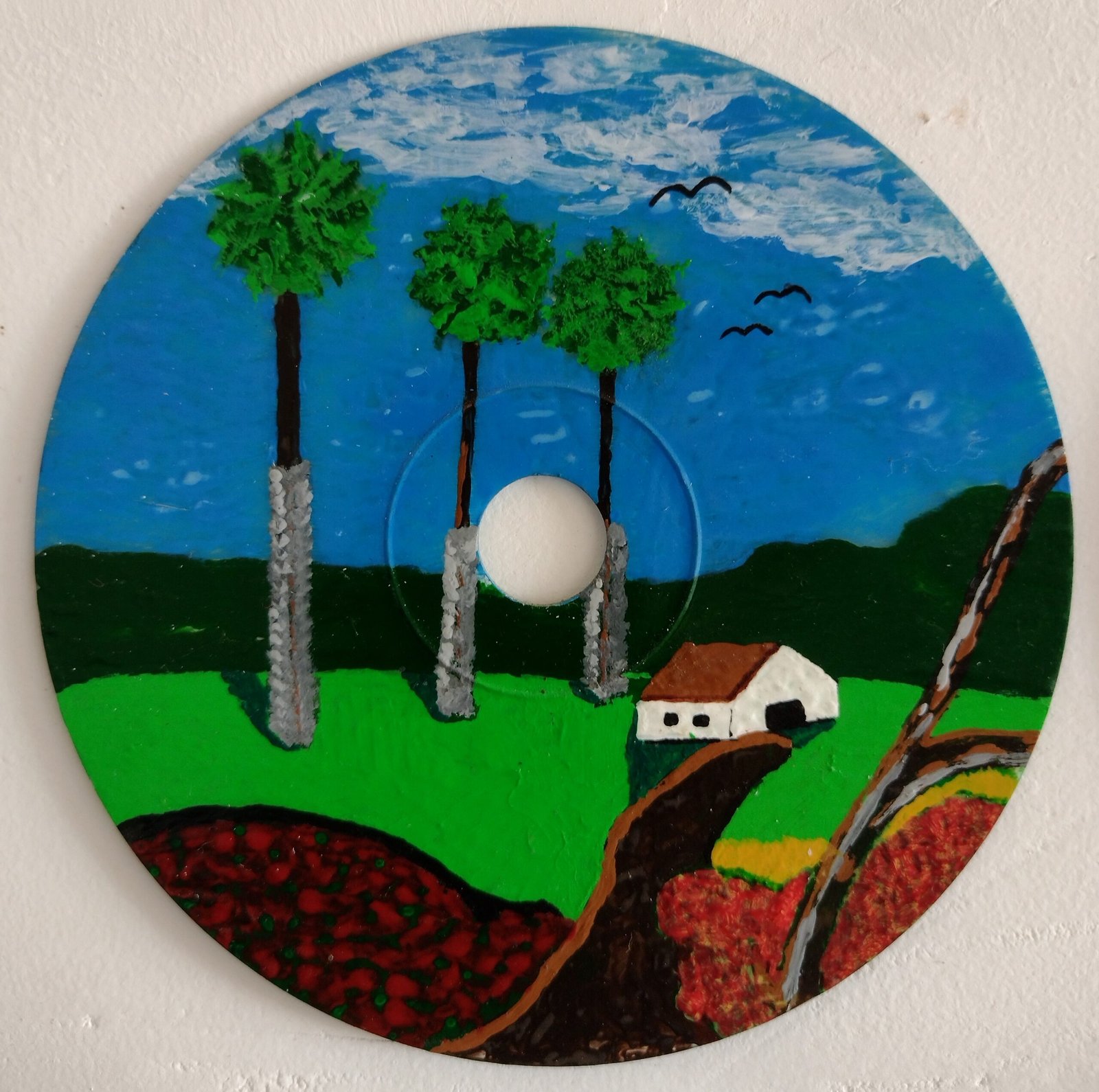 Crie Esculturas Abstratas com Camadas de CD - inspiração 1