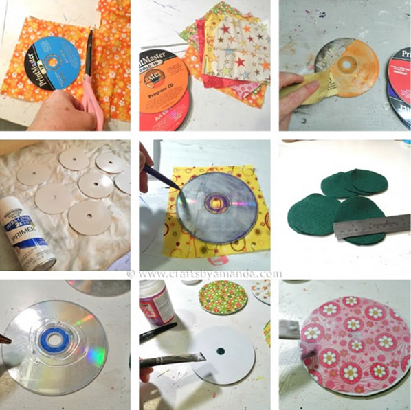 Técnicas de Mosaico com CDs: Criando Texturas Únicas - inspiração 1