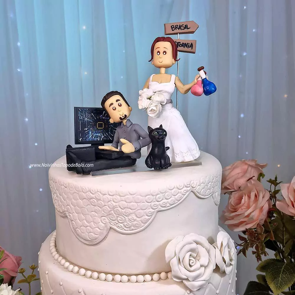 Técnicas de Modelagem para Dar Vida aos Noivinhos - inspiração 2