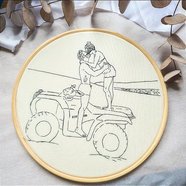 Peças Decorativas: Quadros de Bordado Fotográfico que Transformam Ambientes - inspiração 1