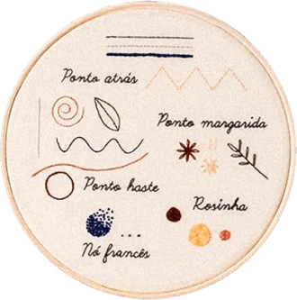 Agulhas e linhas: a dupla perfeita para seus primeiros traços - inspiração 2