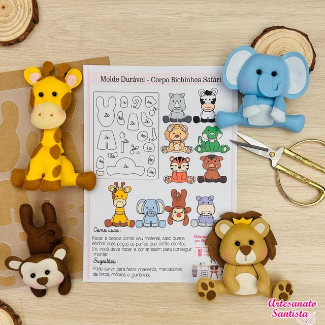 Detalhes que Encantam: Olhinhos, Narizes e Bordados Criativos - inspiração 1