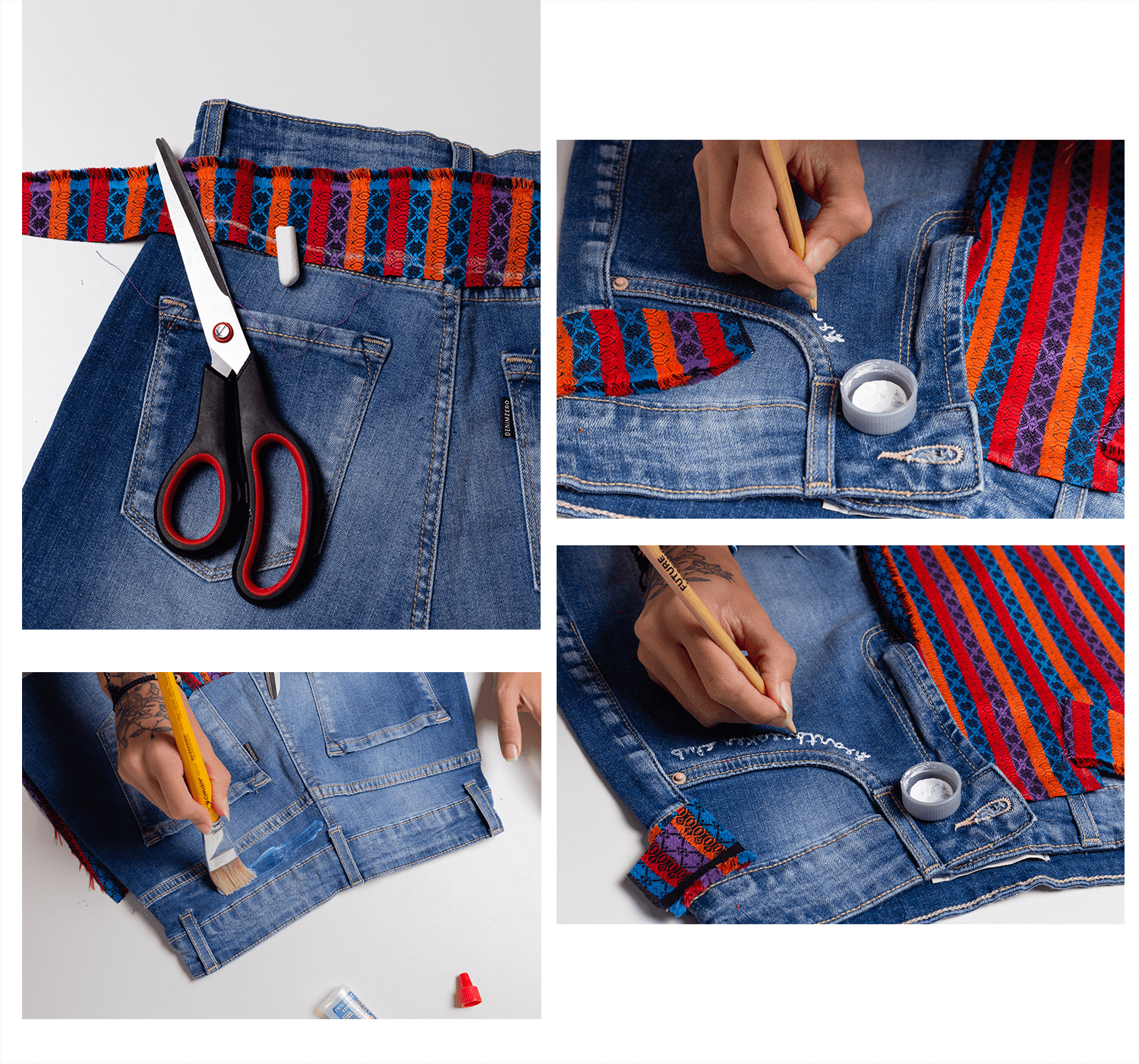 Bordados e Apliques: Um Toque de Arte e Cor - inspiração 1